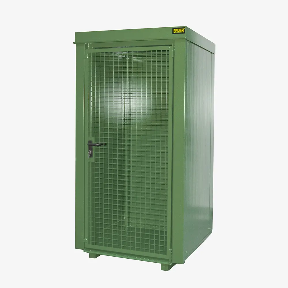 Produktbild von tigerhebezeuge gasflaschen container gruen lackiert typ GFC B M0 GRUEN 01 x