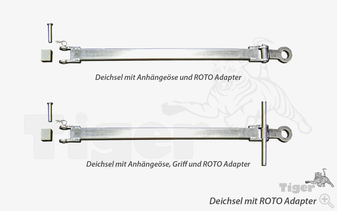 3. Produktbild zu deichsel aufhaengeoese roto adapter