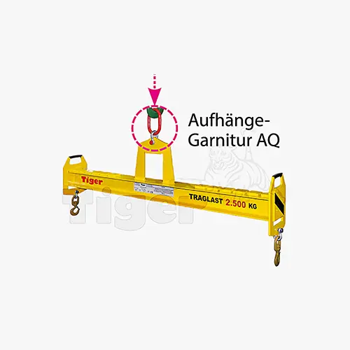 Produktbild von Aufhänge-Garnitur (geprüft) für Tiger Quertraversen Serie TAV-Q Serie AQ tigerhebezeuge-aufhaegung-aq-fuer-krantraverse-tav-q-aq-lastaufnahmemittel