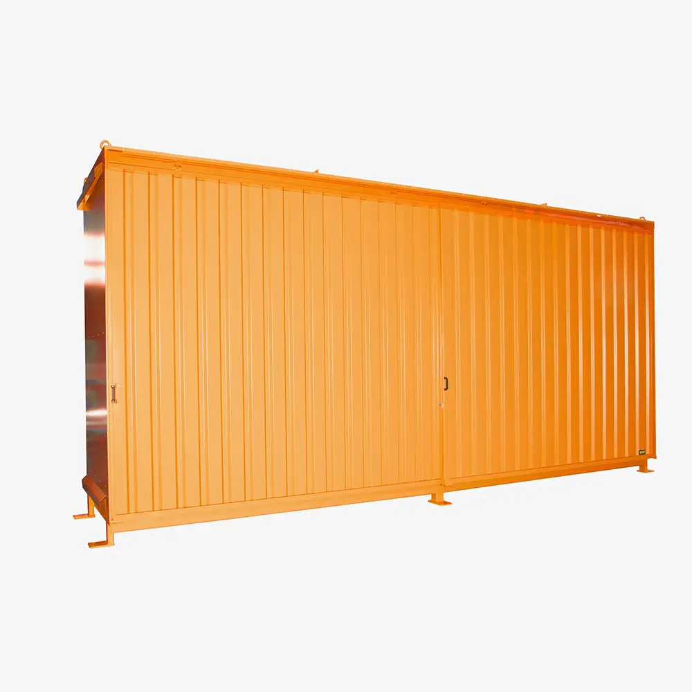 Produktbild von tigerhebezeuge regalcontainer orange lackiert typ cen 65 2 ibc orange 01 x