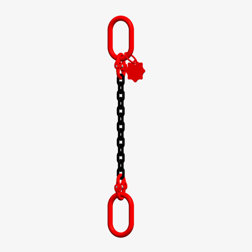 Produktbild von 1-Strang-Kettengehänge GK8 Ovalring - Anschlagkette mit ovalem Endring - Krankette mit Haken tigerhebezeuge-anschlagketten-serie-hk-410-GK8-1-strang-kettengehaenge-mit-ovalring