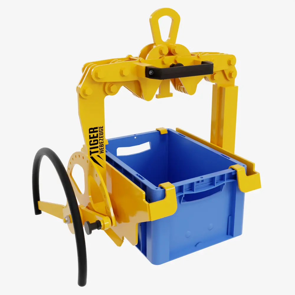Produktbild von tigerhebezeuge tiger bito XL43221 kastengreifer mit handrad KWG KLT