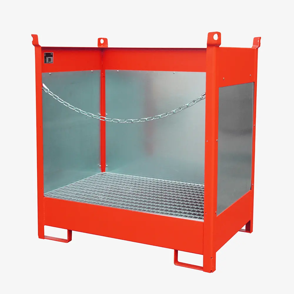 Produktbild von tigerhebezeuge fass stapelpalette rot lackiert typ FSP 2 G ROT 01 x