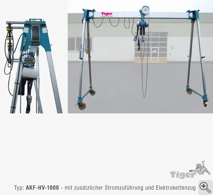 2. Produktbild zu alu portalkran aks zeichnung
