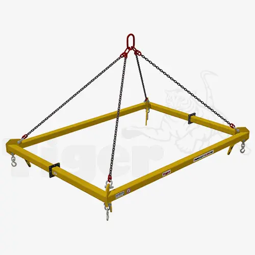 Produktbild von Tiger Sonder-Rahmen-Spreiztraverse mit Kettenaufhängung, teilbar Serie Sonder-TSF-Q-10 tiger-rahmen-spreiztraverse-10t-06868