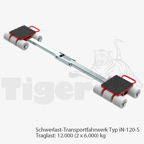 Produktbild von tigerhebezeuge schwerlast transportfahrwerk iN 120 S