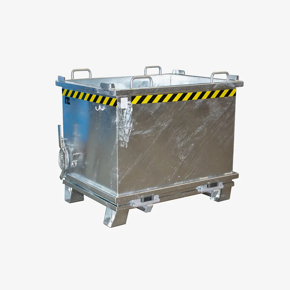 Produktbild von tigerhebezeuge klappbodenbehaelter feuerverzinkt typ SB 1000 V 01 x