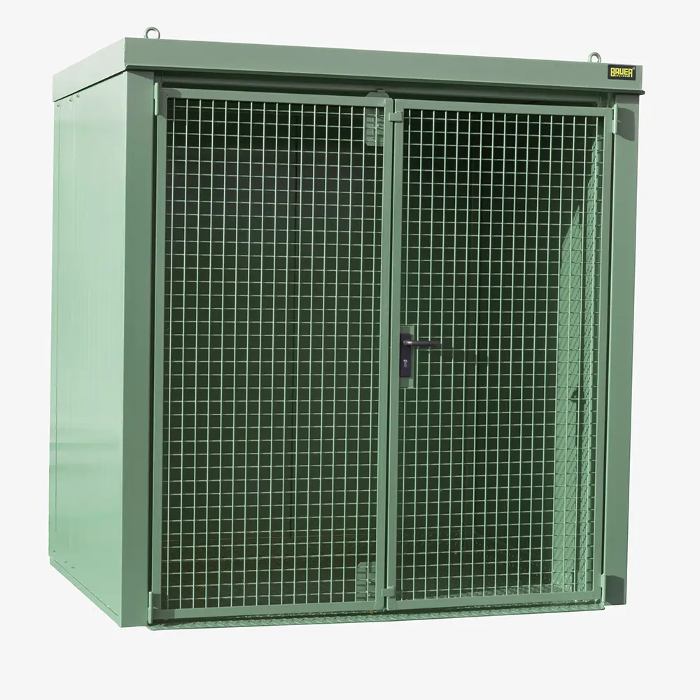 Produktbild von tigerhebezeuge gasflaschen container gruen lackiert typ GFC B M2 GRUEN 01 x