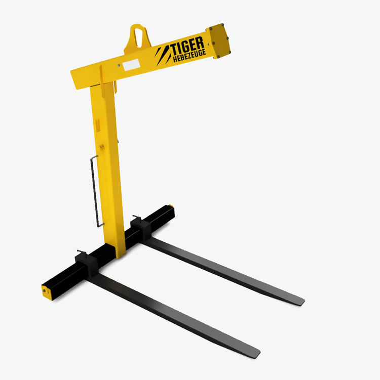Produktbild von Tiger Automatik-Krangabeln mit stufenlos verstellbaren Gabelzinken Serie TLG-A TigerHebezeuge-Shop Krangabeln und Ladegabeln Krangabeln mit Eigengewicht-Selbstausgleich
