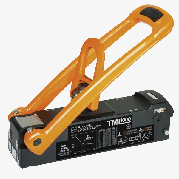Produktbild von tigerhebezeuge permanenent lasthebemagnet mit buegel typ TML 1000 fuer flachmaterial