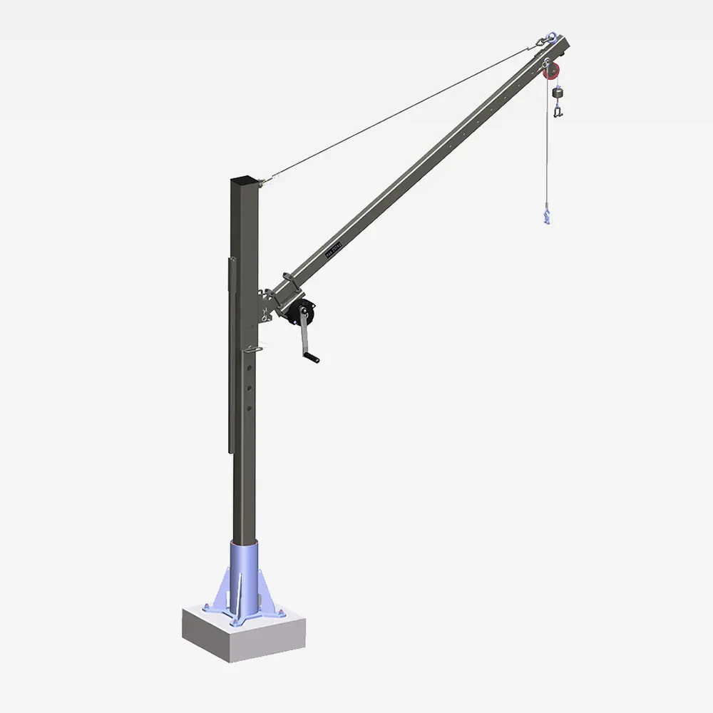 Produktbild von Wetterfeste Drehkrane für Kläranlagen - Schwenkbare Krane für die Abwassertechnik tigerhebezeuge-outdoor-drehkran-DK250