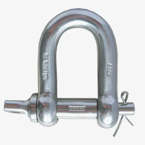 Produktbild von Hochfeste Niro-Schäkel mit Schraubbolzen und Splint - aus cromox® Edelstahl, gerade Form Serie CSS tigerhebezeuge-edelstahl-schaekel-mit-schraubbolzen-und-splint-gerade-form-serie-css-va-kettenbeschlagteile