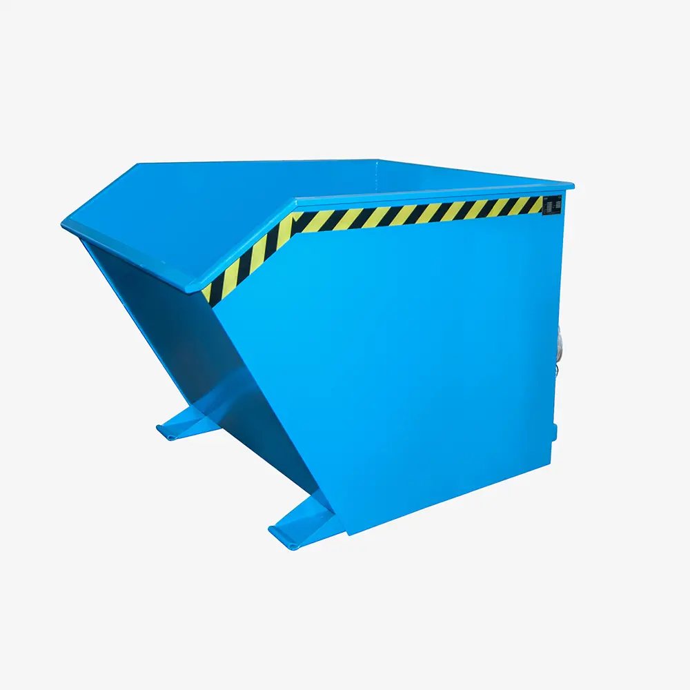 Produktbild von tigerhebezeuge kippbehaelter blau lackiert typ GU 1500 BLAU 01 x