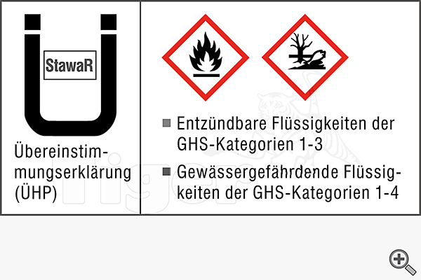 2. Produktbild zu gefahrensymbol stawar 2 1