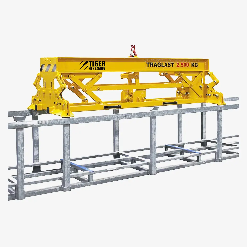 Produktbild von Kassetten-Traverse zum Kranen von Profine Transportgestellen (Kömmerling u. Trocal) Serie TA-LK+2A_TA TigerHebezeuge-Shop Lasttraversen und Krantraversen Kassettentraversen