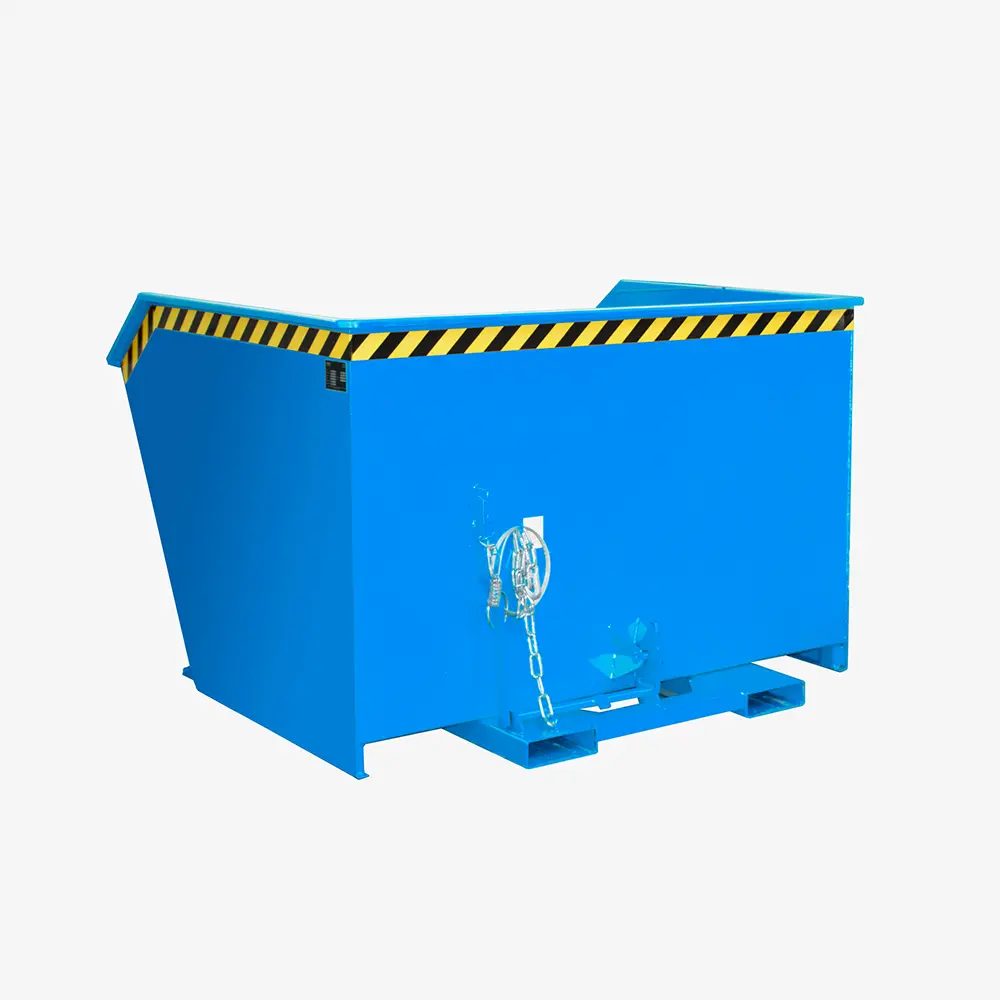 Produktbild von tigerhebezeuge kippbehaelter blau lackiert typ GU 2000 BLAU 01 x