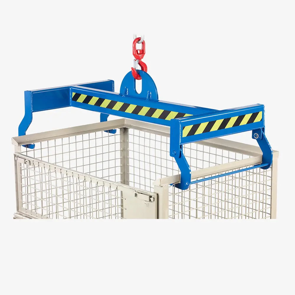 Produktbild von Gitterbox-Traverse zum Kranen von Norm-Gitterboxen nach DIN 15155 "tigerhebezeuge-gitterbox-krantraverse-typ-EGKT-1,0