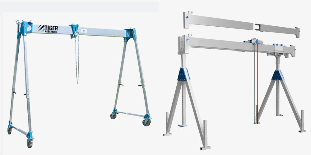 Mobile Portalkrane und Bockkrane TigerHebezeuge-Shop Mobile Portalkrane und Bockkrane