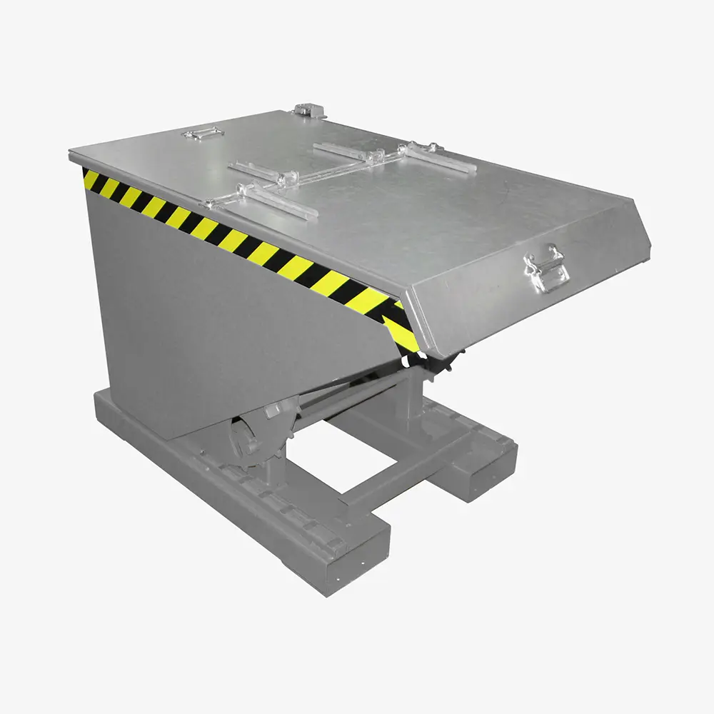 Stapler-Kippbehälter mit Abrollsystem und Seilzug - Unser Top-Seller