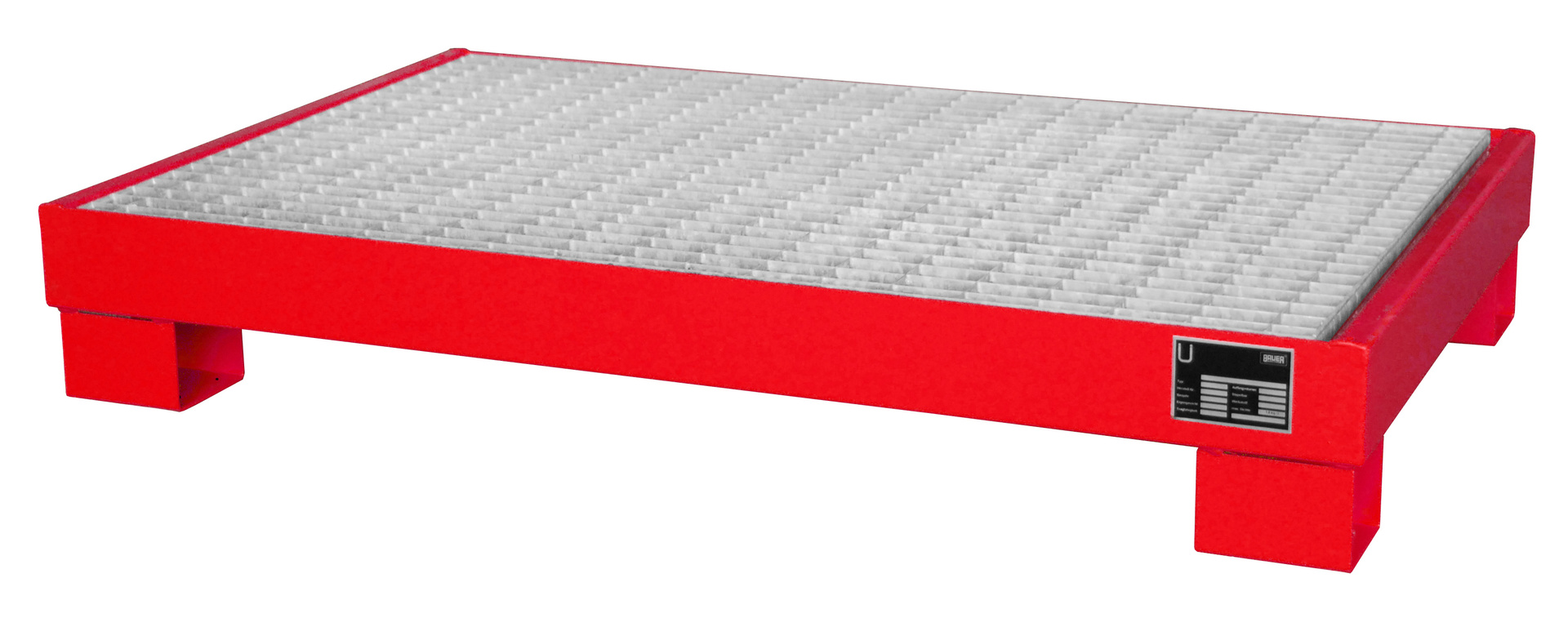 Produktbild von tigerhebezeuge auffangwannen serie AW 60 3 M rot