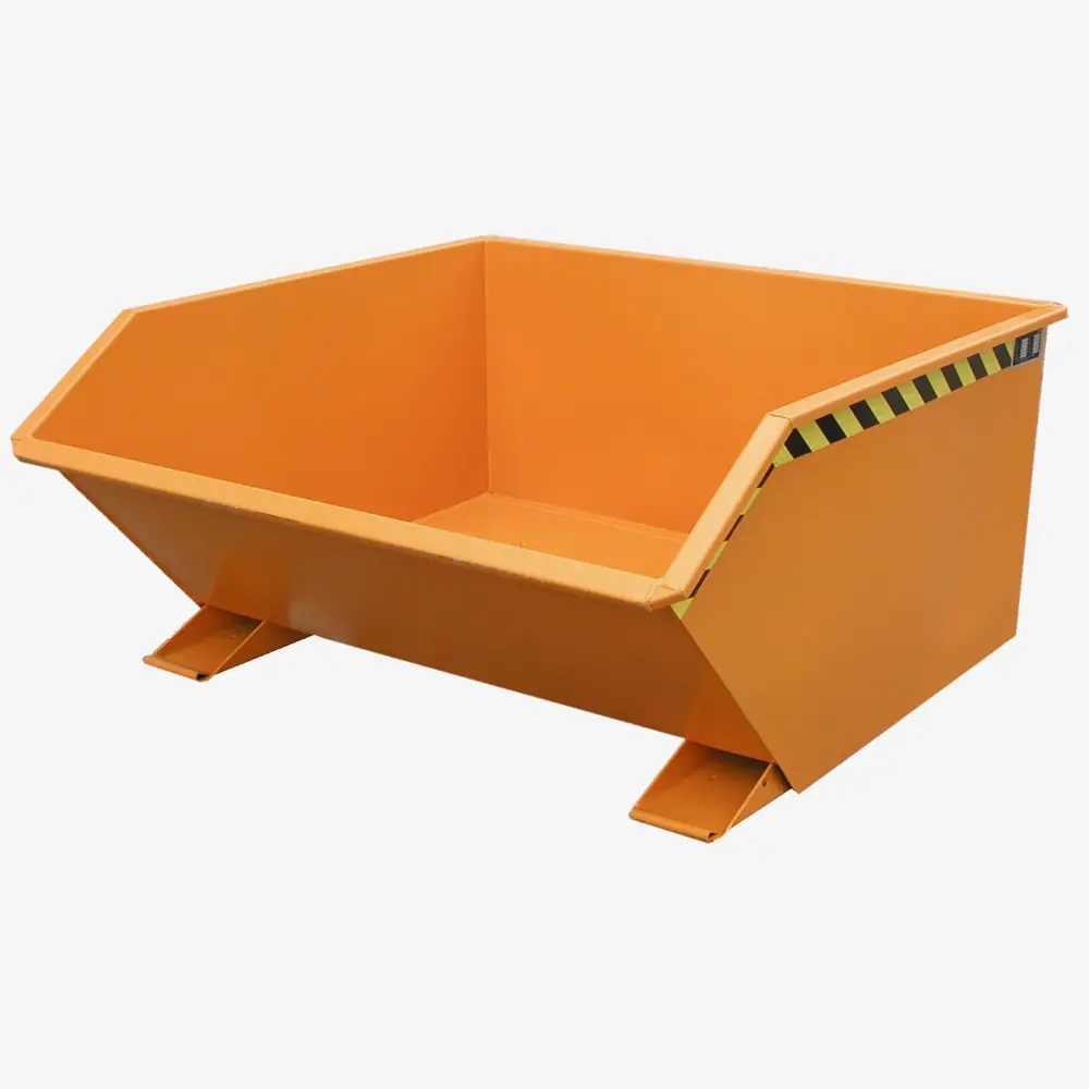 Produktbild von tigerhebezeuge kippbehaelter orange lackiert typ GU 750 ORANGE 01 x