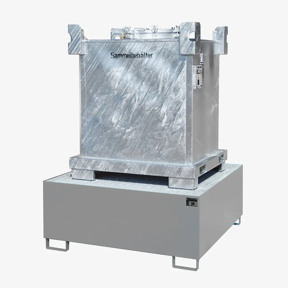 Produktbild von tigerhebezeuge auffangwanne grau lackiert typ AW 1000 GRAU 01 x