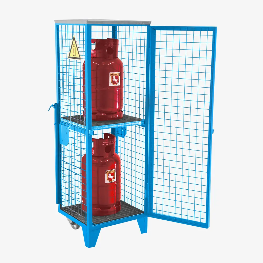 Produktbild von tigerhebezeuge gasflaschen depot blau lackiert typ GFD R 2 BLAU 01 x