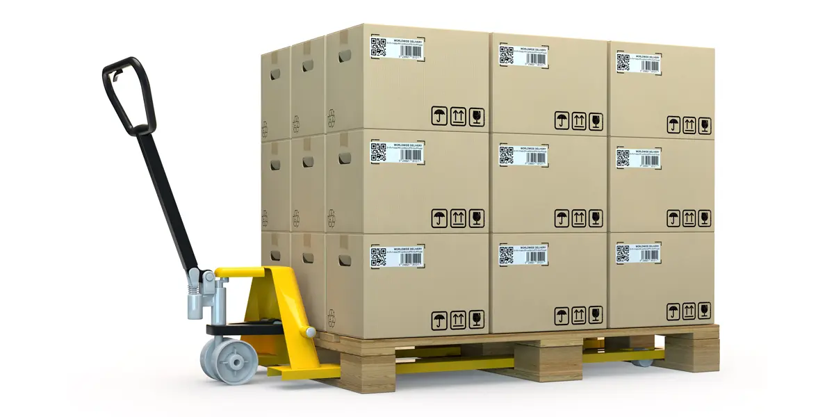 TigerHebezeuge-Shop Lastarten Paletten, beladen