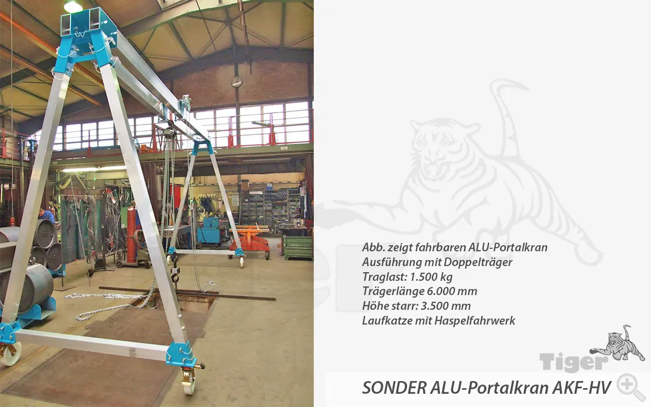 2. Produktbild zu alu portalkran aks zeichnung