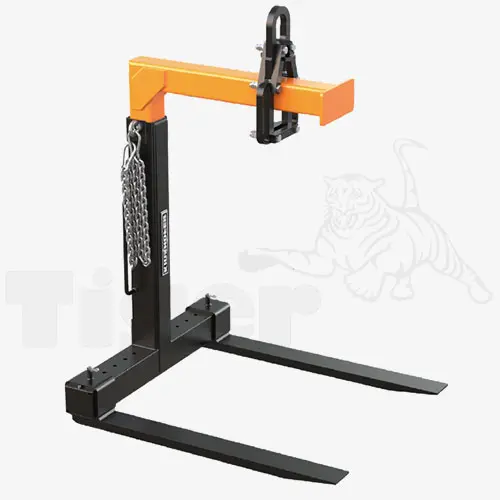 Produktbild von Krangabel mit manuellem Gewichtsausgleich, Höhe und Zinken verstellbar kran-ladegabel-km-414