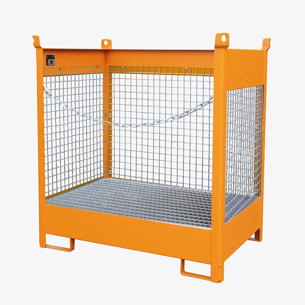 Produktbild von tigerhebezeuge fass stapelpalette orange lackiert typ FSP 2 D ORANGE 01 x