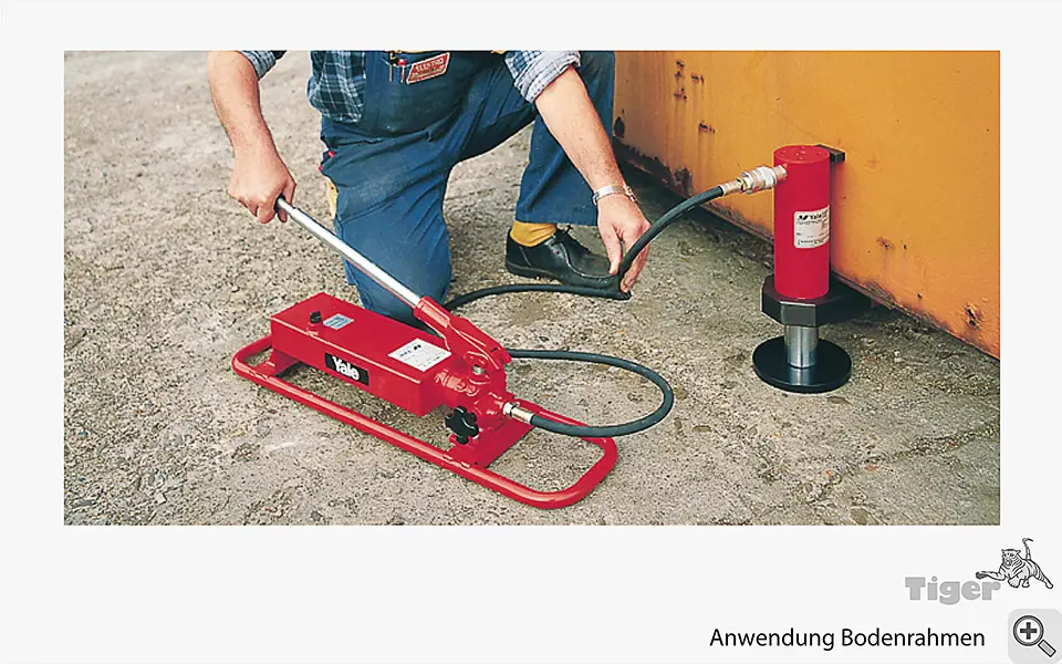 Technisches Bild von Bodenrahmen für Yale Hydraulik-Handpumpen HHP Technisches Bild für yale-hydraulik-anwendung-hpb-2