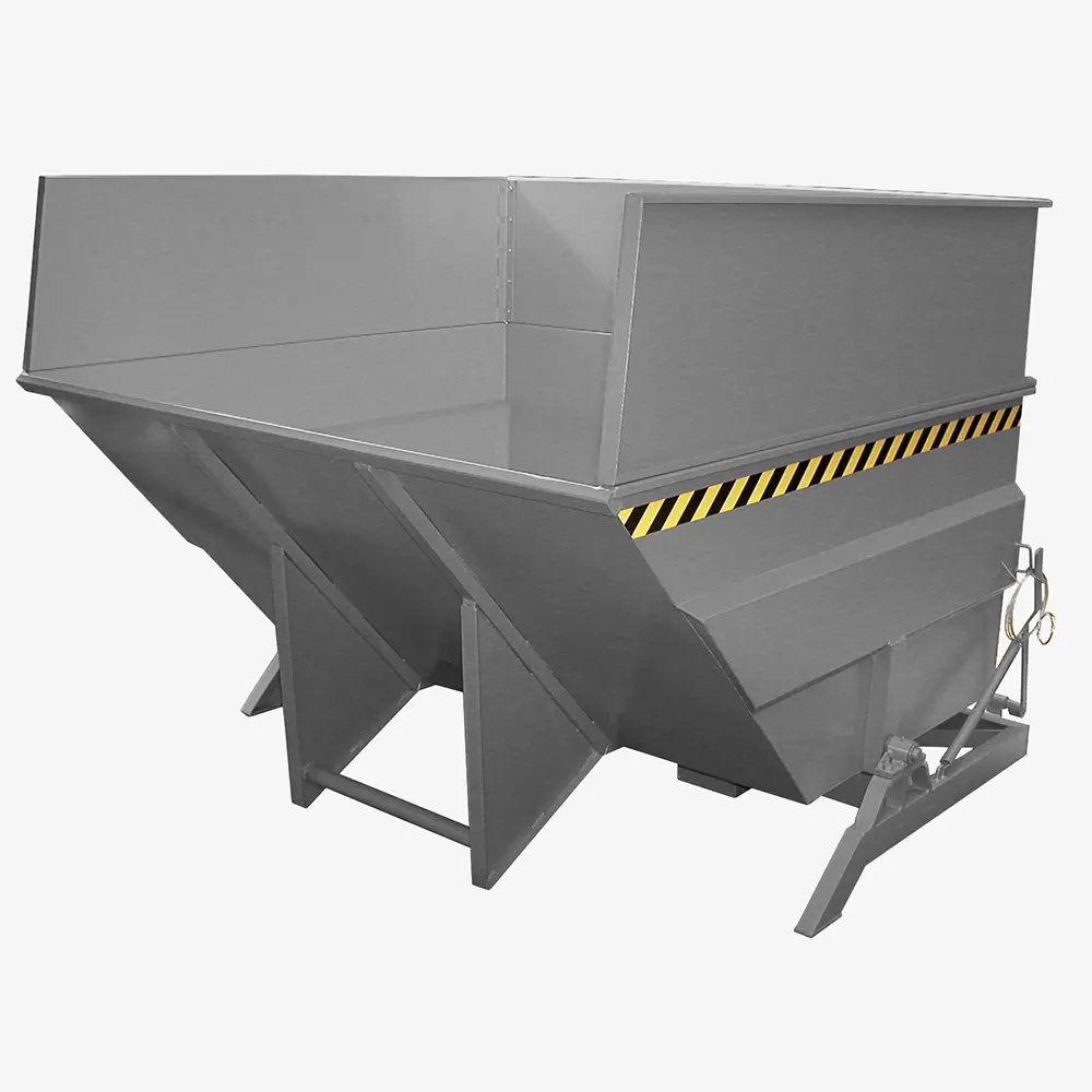 Produktbild von tigerhebezeuge kippbehaelter grau lackiert typ BKC 500 GRAU 01 x