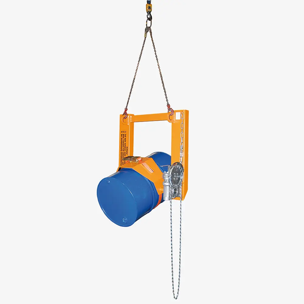 Produktbild von tigerhebezeuge fasskipper orange lackiert typ FLEX K ORANGE 01 x