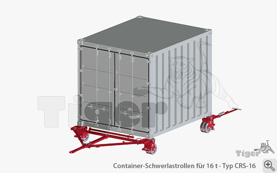 2. Produktbild zu tigerhebezeuge container schwerlastrollen crs 16