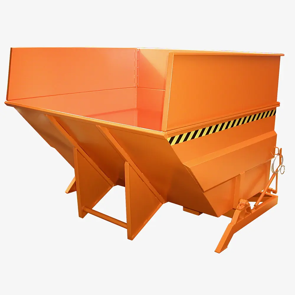 Produktbild von tigerhebezeuge kippbehaelter orange lackiert typ BKC 500 ORANGE 01 x