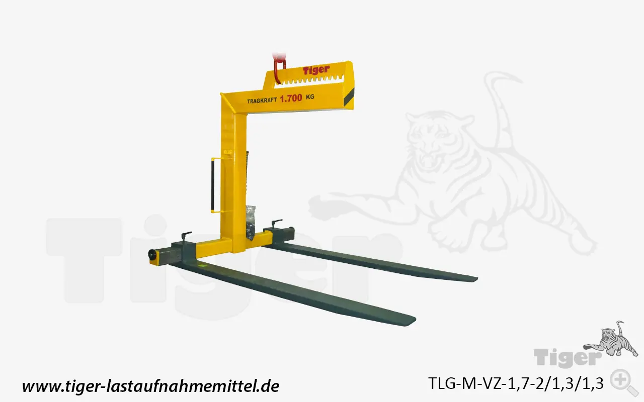 Produktbild von Tiger Sonder-Krangabeln zum manuellen Lastausgleich Serie Sonder-TLG-M-VZ tiger-sonder-krangabel-tlg-m-vz-1-7-lastaufnahmemittel