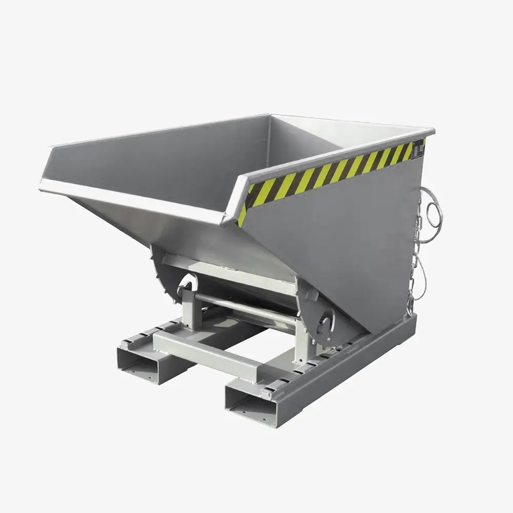 Produktbild von tigerhebezeuge kippbehaelter grau lackiert typ EXPO 300 GRAU 01 x