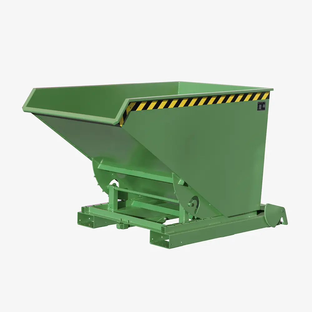 Produktbild von tigerhebezeuge automatischer kippbehaelter gruen lackiert typ 4A 1200 GRUEN 01 x