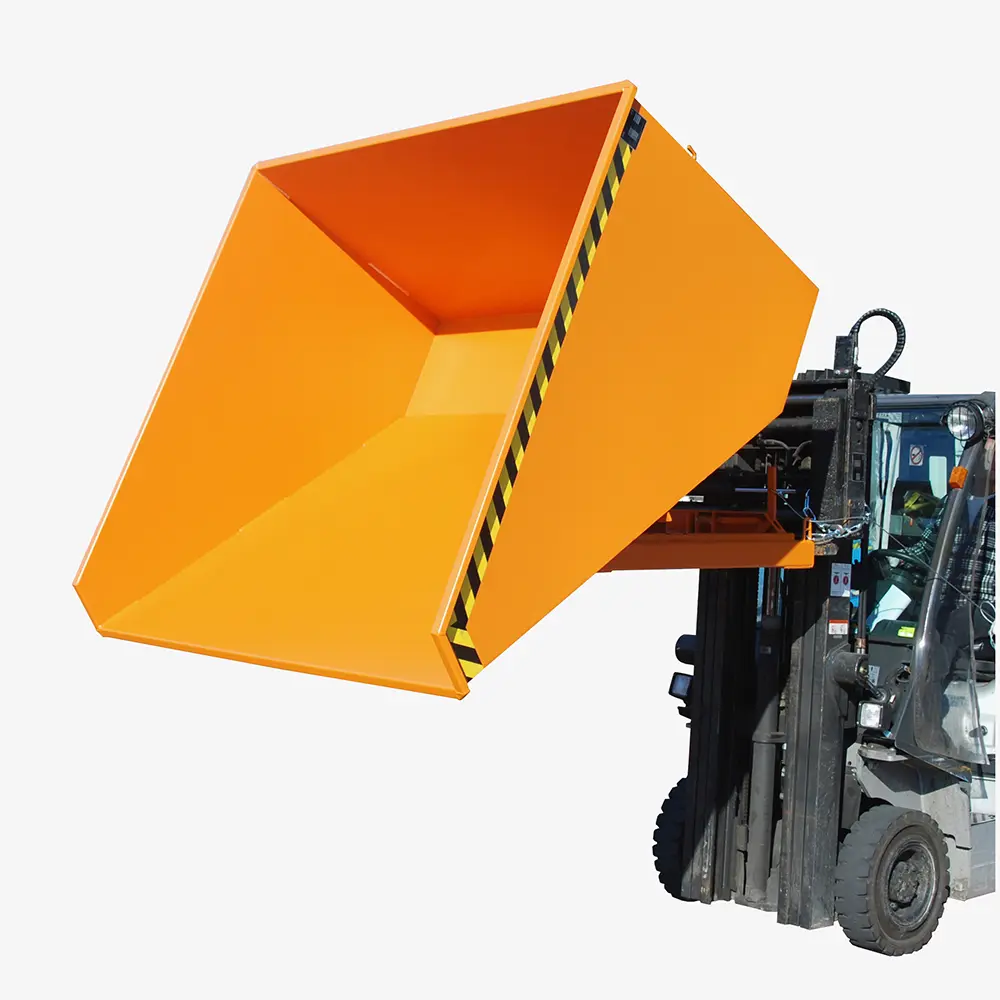Produktbild von tigerhebezeuge kippbehaelter orange lackiert typ EXPO 2100 ORANGE 01 x