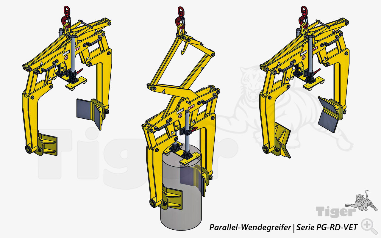 2. Produktbild zu parallel wendegreifer pg rd vet lastgut drehen 1