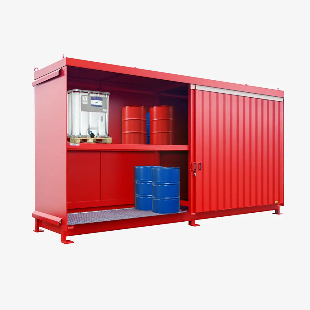 Produktbild von tigerhebezeuge regalcontainer rot lackiert typ cen 59 2 rot 01 x