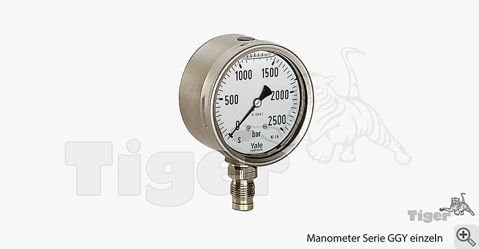 Produktbild von hydraulik manometer bar ggy 2