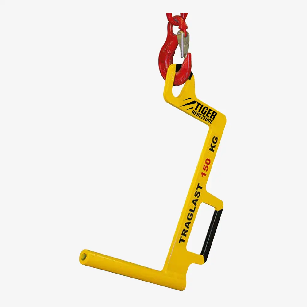 Produktbild von Tiger C-Haken mit starrem Tragdorn zum Coil-Transport per Kran tiger-c-haken-mit-tragdorn-serie-TC-D