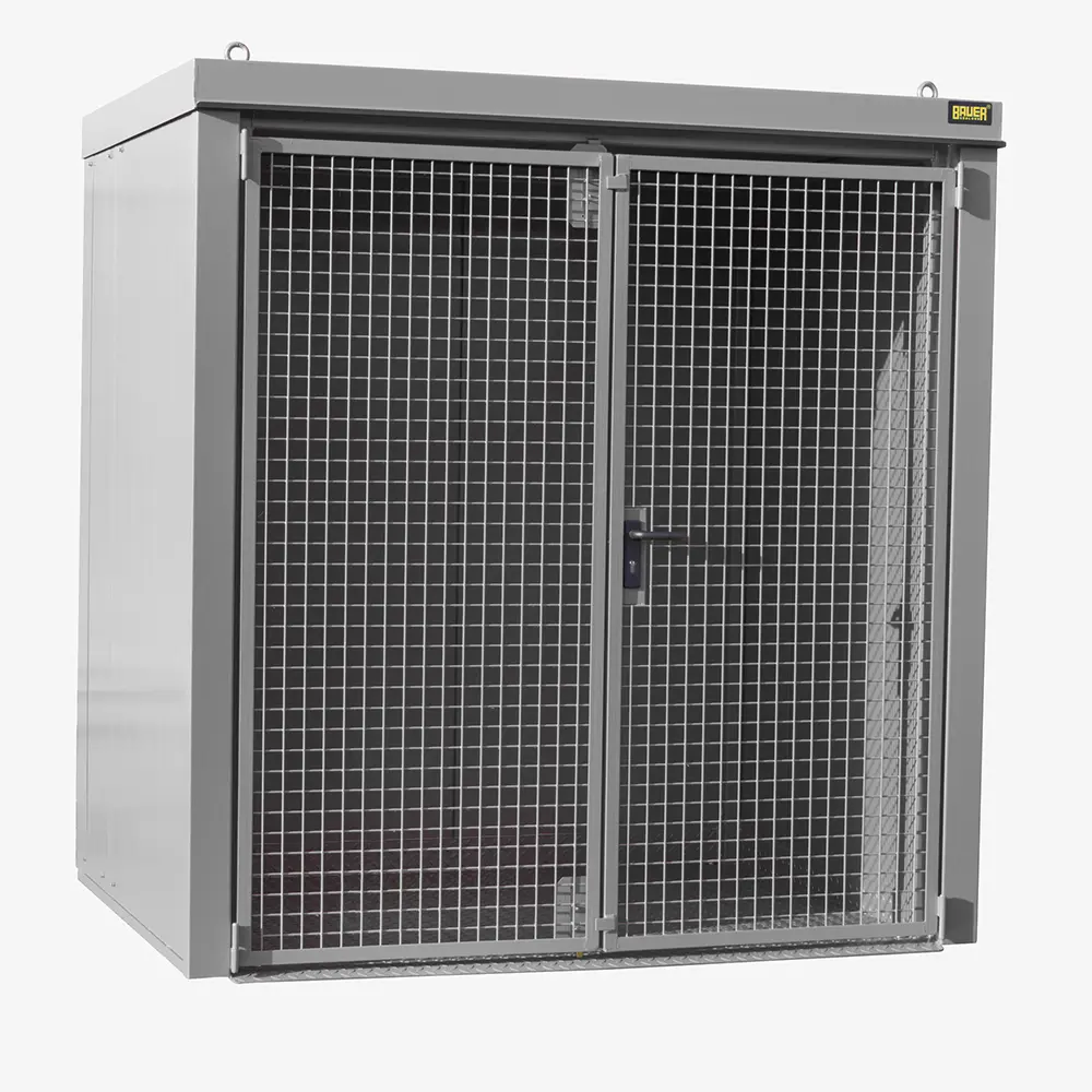 Produktbild von tigerhebezeuge gasflaschen container grau lackiert typ GFC B M2 GRAU 01 x
