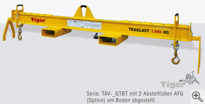 2. Produktbild zu staplertraverse tav gtbt abstellfuesse afg