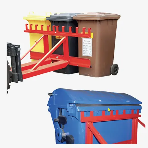 TigerHebezeuge-Shop Mülltonnenheber und Mülltonnenkipper Mülltonnenheber