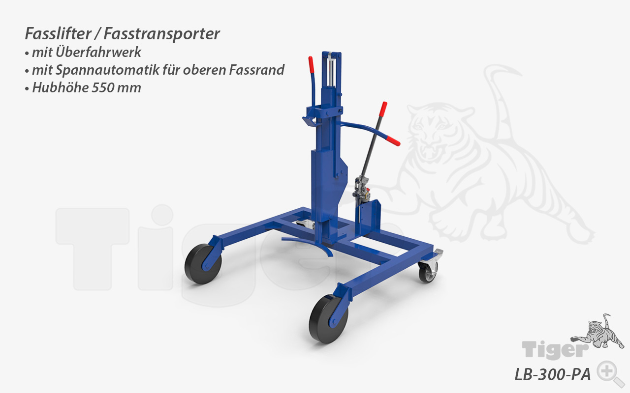 Produktbild von fasstransporter lifter lb 300 pa