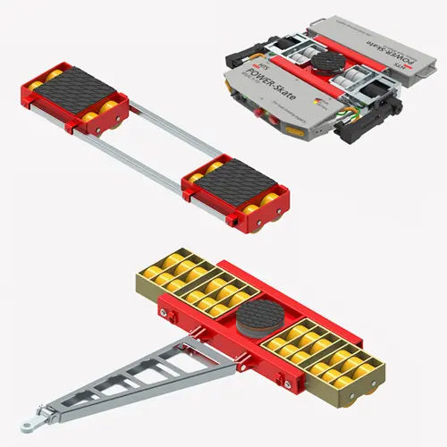 TigerHebezeuge-Shop Transportfahrwerke und Panzerrollen Schwerlast-Transportfahrwerke
