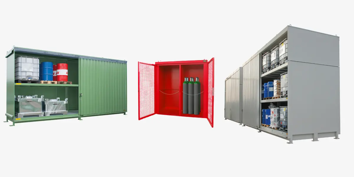 Gefahrstoff-Depot-Container TigerHebezeuge-Shop Gefahrstoff-Depot-Container